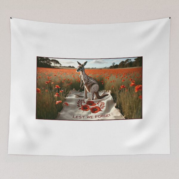 Item preview, Lest we Forget Kangaroo designed and sold by Traci Coxhead.