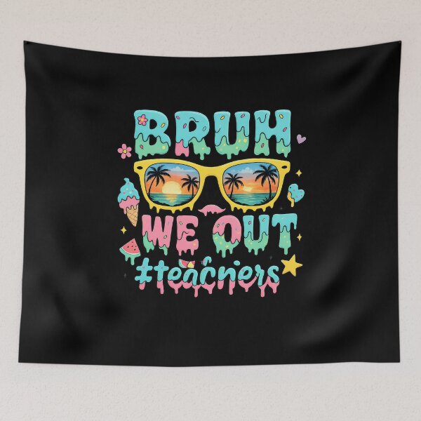 Item preview, Bruh We Out Teachers Happy Last Day Of School Summer Kids designed and sold by facegm.
