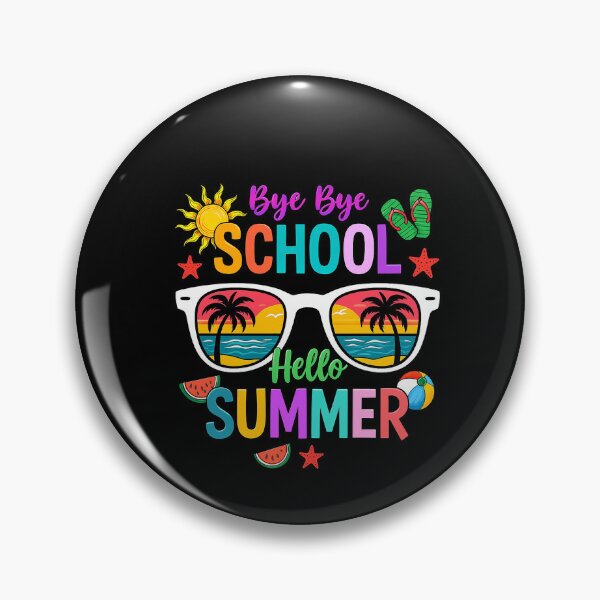 Item preview, Bye Bye School Hello Summer Funny Last Day Of School Teacher designed and sold by facegm.