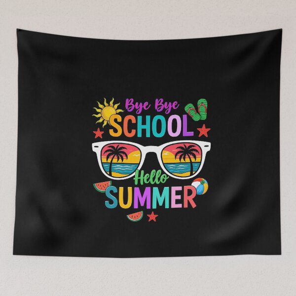 Item preview, Bye Bye School Hello Summer Funny Last Day Of School Teacher designed and sold by facegm.