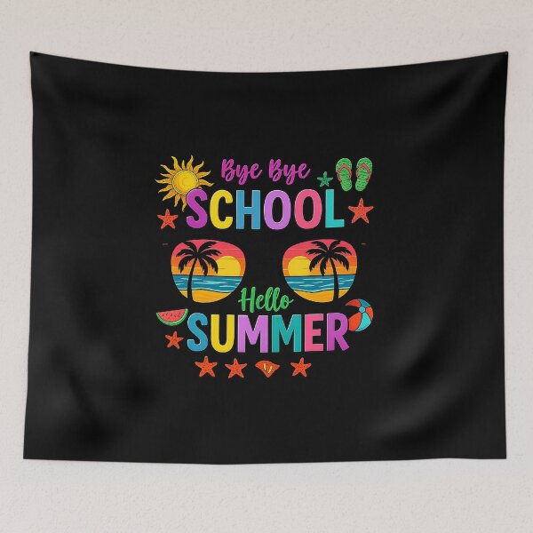 Item preview, Bye Bye School Hello Summer Funny Last Day Of School Teacher designed and sold by facegm.