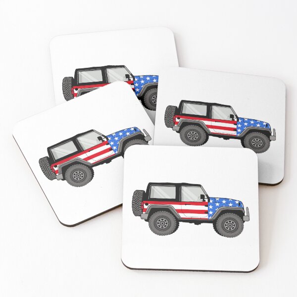 Item preview, Soft Top USA Patriotic 4x4 - Right designed and sold by BlueSkyTheory.