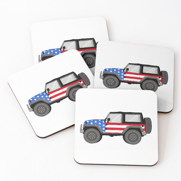 Item preview, Soft Top USA Patriotic 4x4 - Left designed and sold by BlueSkyTheory.