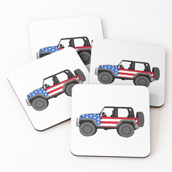 Item preview, USA Patriotic 4x4 - Left designed and sold by BlueSkyTheory.