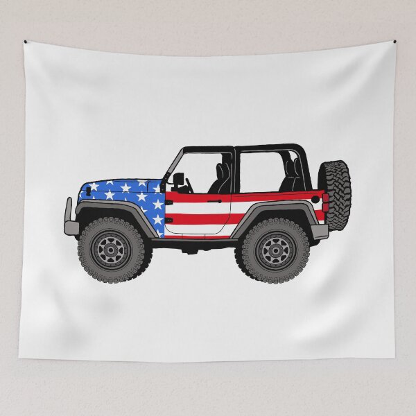 Item preview, USA Patriotic 4x4 - Left designed and sold by BlueSkyTheory.