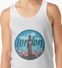 London Skyline Sticker Tank Top
