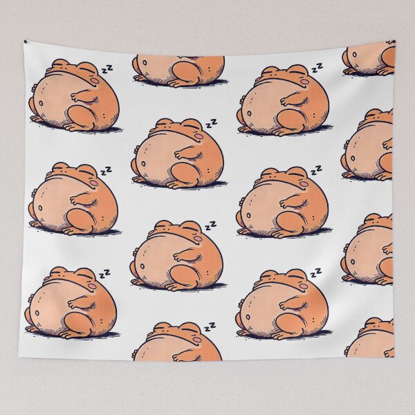 Item preview, Fat Sleeping Frog designed and sold by PiggyWonka.