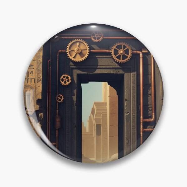 Item preview, Steampunk ancestral entrance, portal to ancient Egypt designed and sold by VidyoeDesigns67.