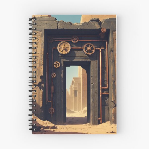 Item preview, Steampunk ancestral entrance, portal to ancient Egypt designed and sold by VidyoeDesigns67.