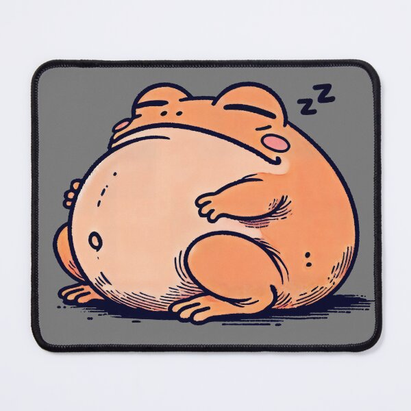 Item preview, Fat Sleeping Frog designed and sold by PiggyWonka.