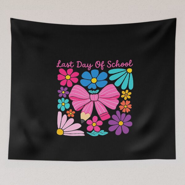 Item preview, Coquette Bow Happy Last Day Of School Teachers Boho Flower designed and sold by facegm.
