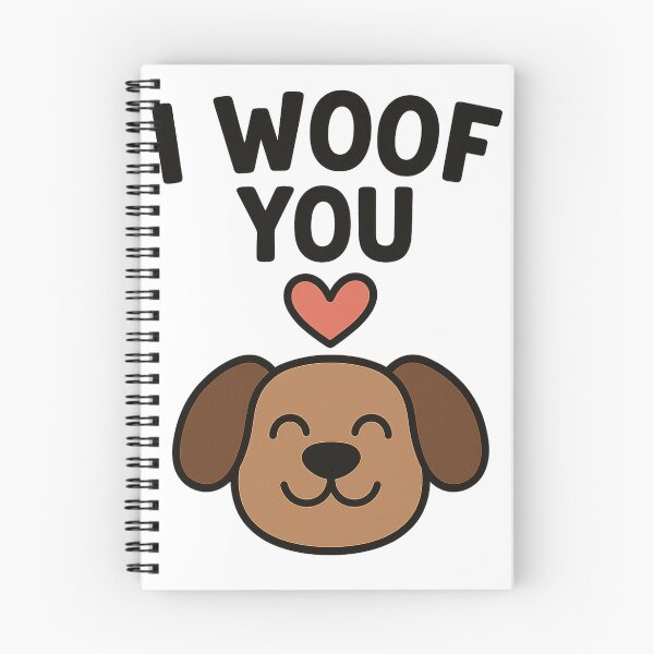Item preview, I Woof You Cute Dog Love Pun Shirt designed and sold by clintmariano22.