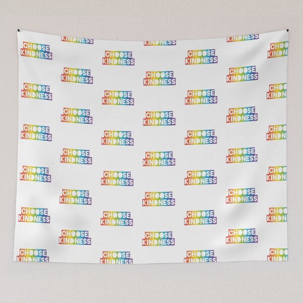 Item preview, Choose Kindness Block Letter Rainbow Design designed and sold by SidderBug Designs.