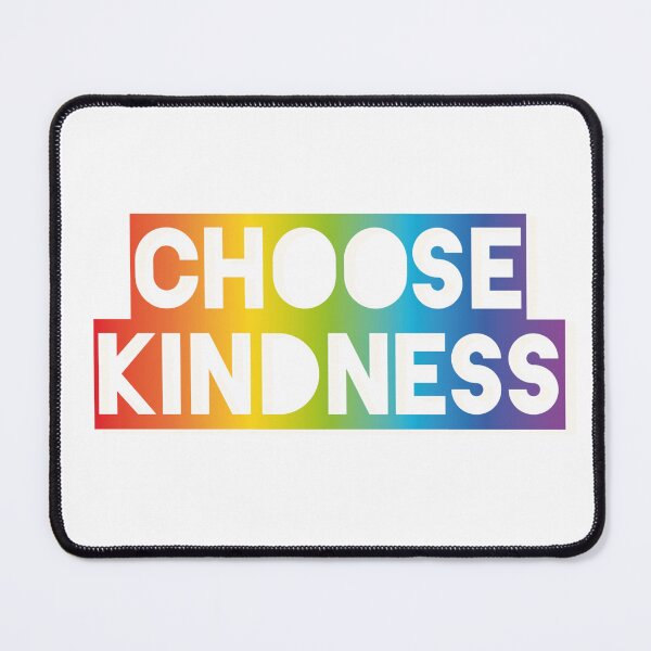 Item preview, Choose Kindness Block Letter Rainbow Design designed and sold by SidderBug Designs.