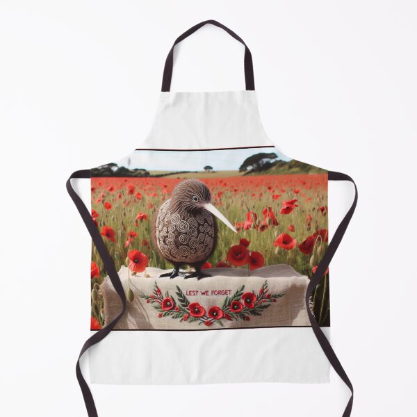 Item preview, Kiwi in field of Red Poppies designed and sold by Traci Coxhead.