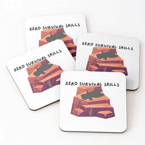 Item preview, Zero survival Skills Cat designed and sold by WharryG.