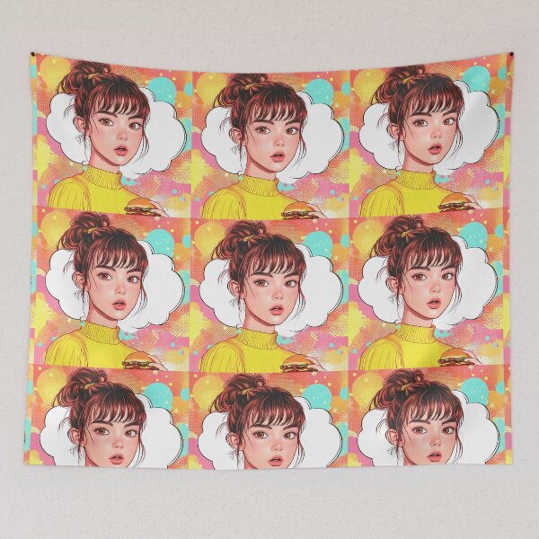 Item preview, Girl Cartoon 4096 designed and sold by Grafititee.