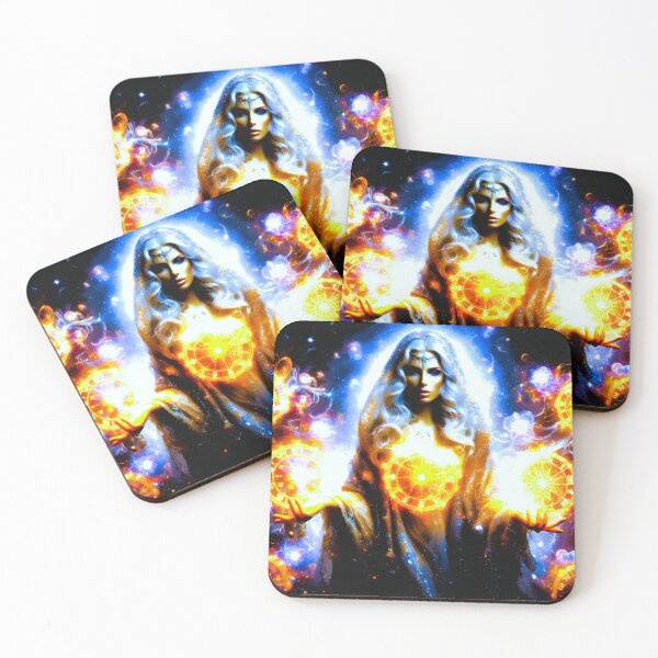 Item preview, Ethereal Sorceress: The Art of Cosmic Balance designed and sold by Fantabulous.