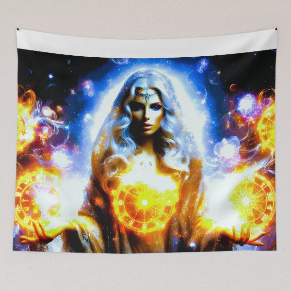 Item preview, Ethereal Sorceress: The Art of Cosmic Balance designed and sold by Fantabulous.