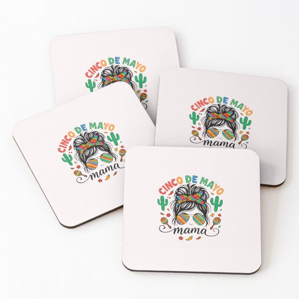Item preview, Cinco De Mayo Mama Messy Bun Mom Mothers Day Mexican Fiesta designed and sold by diyoor.