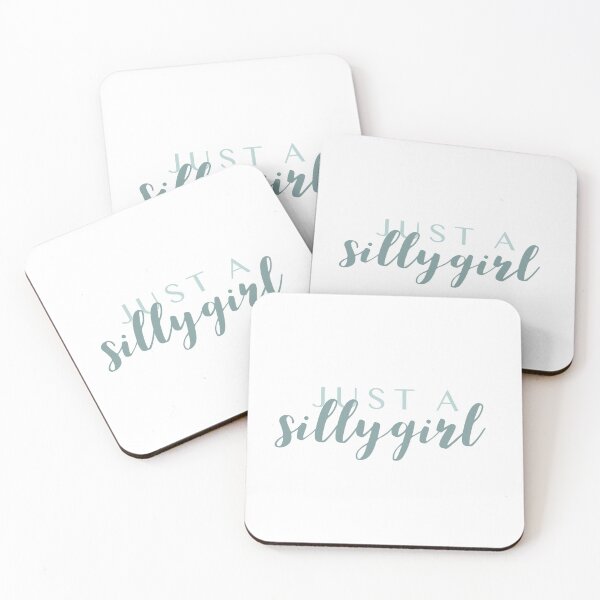 Item preview, Just a Silly Girl Green Cute Aesthetic  designed and sold by Stickers by @molllyclare.
