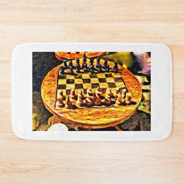 Item preview, Check Mate Wooden Chess Table Poster  designed and sold by nhk999.