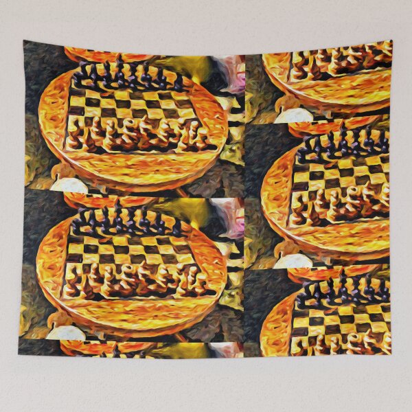 Item preview, Check Mate Wooden Chess Table Poster  designed and sold by nhk999.