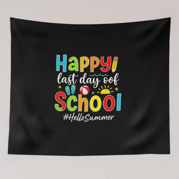Item preview, Funny Happy Last Day Of School Hello Summer Teacher Student designed and sold by diyoor.