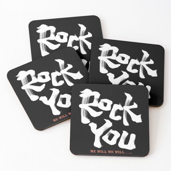 Item preview, Rock you Japanese style calligraphy art black ver designed and sold by Necokite.