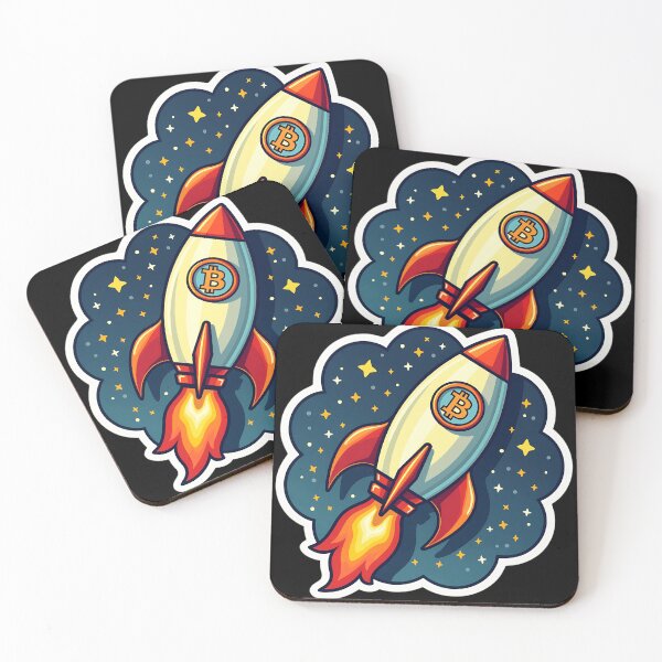 Item preview, Bitcoin Rocket designed and sold by RadDeck.