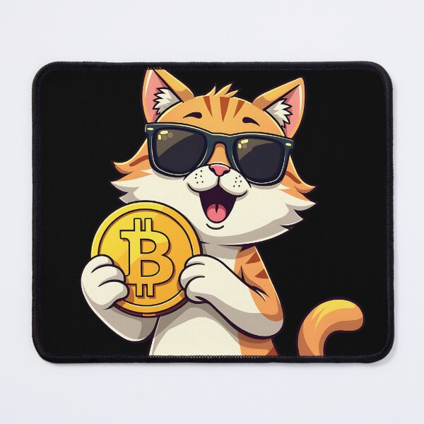 Item preview, Bitcoin Cat designed and sold by RadDeck.