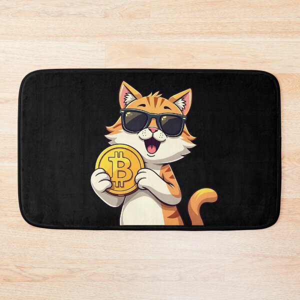 Item preview, Bitcoin Cat designed and sold by RadDeck.