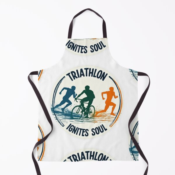 Item preview, Triathlon Ignites Soul – Motivational Endurance Sport Design designed and sold by Triathlongram.