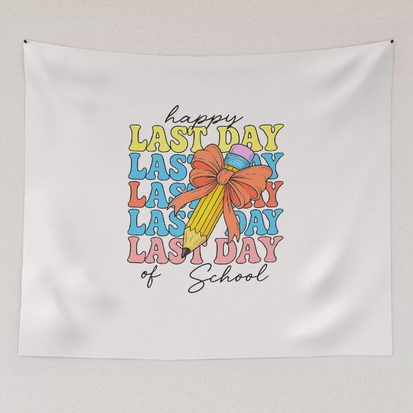Item preview, Happy Last Day of School Coquette Bow End Of School Year designed and sold by diyoor.