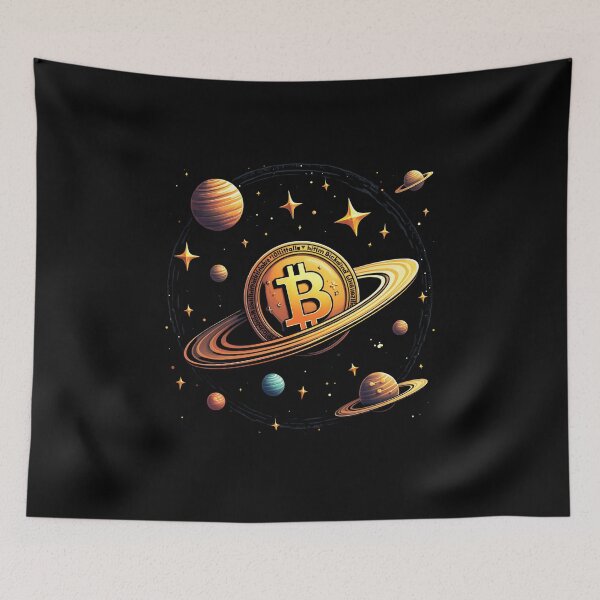 Item preview, Minimal Bitcoin Icon – Clean Crypto Street Style designed and sold by RadDeck.