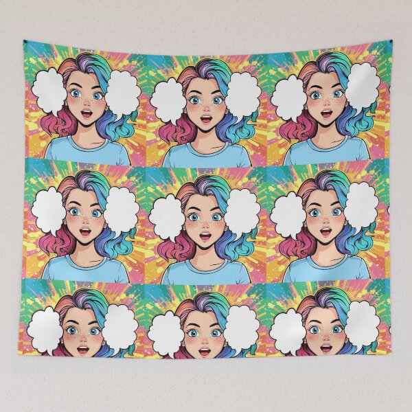 Item preview, Girl Cartoon 4096 designed and sold by Grafititee.
