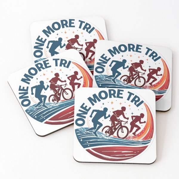 Item preview, One More Tri – Motivational Triathlon Quote for Endurance Athletes designed and sold by Triathlongram.