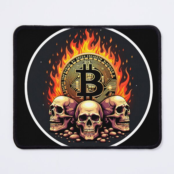 Item preview, Bitcoin Spray Paint Drip – Street Crypto Energy designed and sold by RadDeck.