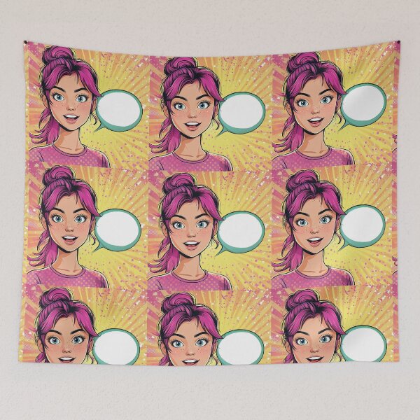 Item preview, Girl Cartoon 4096 designed and sold by Grafititee.