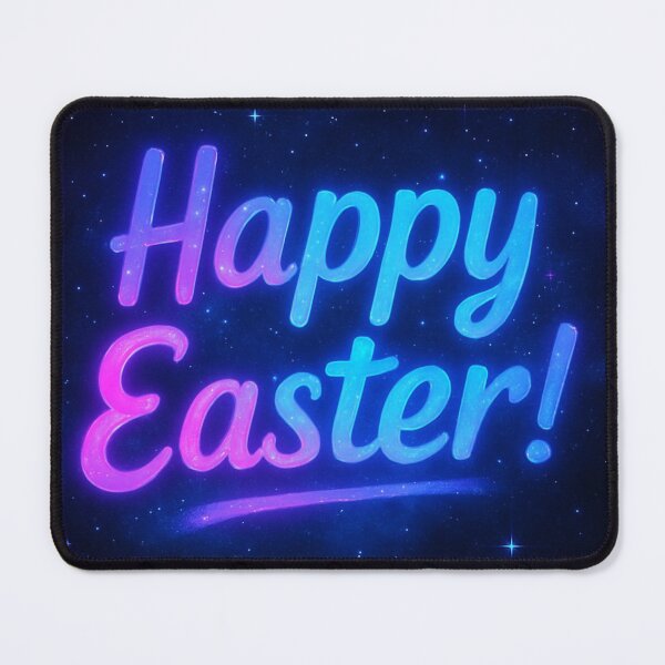 Item preview, Happy Easter – Galactic Glow Easter 2025 designed and sold by All Creative Designer.