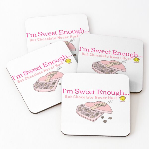 Item preview, Mums Chocolate Lover Gift - I'm Sweet Enough... But Chocolate Never Hurt - Mums candy designed and sold by UsandCoDesigns.