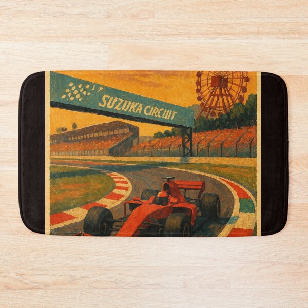 Item preview, Suzuka Circuit with Formula Race Car and Ferris Wheel designed and sold by Places On Earth.