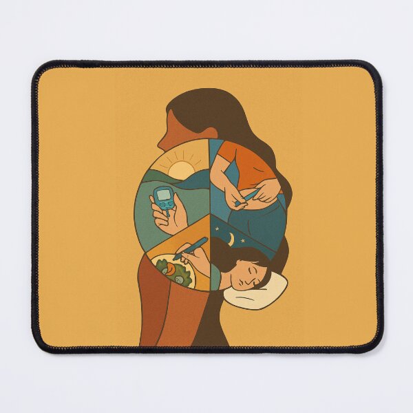 Item preview, Diabetes Self-Care Routine Illustration designed and sold by Lacritsa .
