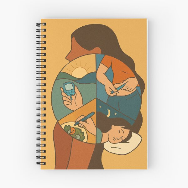 Item preview, Diabetes Self-Care Routine Illustration designed and sold by Lacritsa .