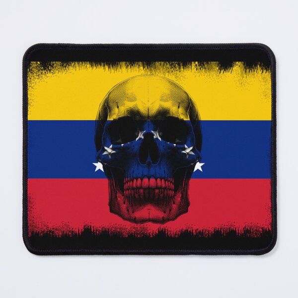 Item preview, VENEZUELA SKULL FLAG NATION RAREART COUNTRY HALLOWEEN #ogirdor designed and sold by ogirdorgraphics.