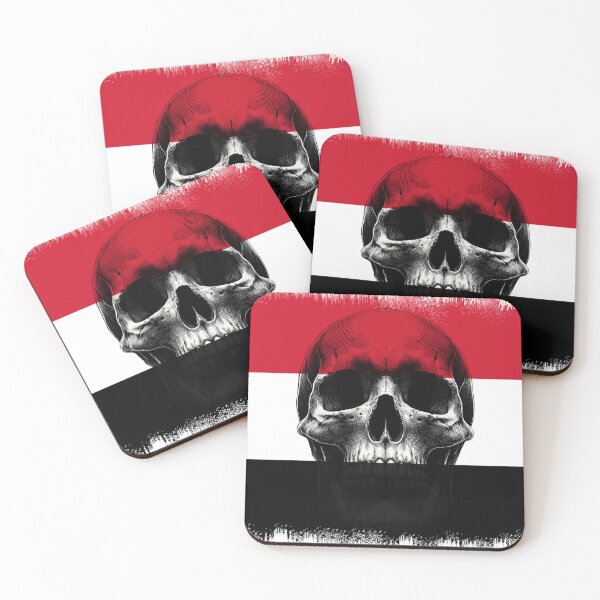 Item preview, YEMEN SKULL FLAG NATION RAREART COUNTRY HALLOWEEN #ogirdor designed and sold by ogirdorgraphics.