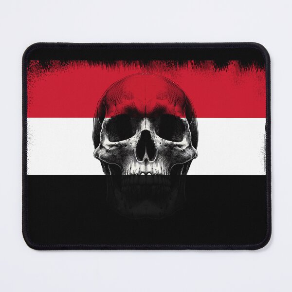 Item preview, YEMEN SKULL FLAG NATION RAREART COUNTRY HALLOWEEN #ogirdor designed and sold by ogirdorgraphics.