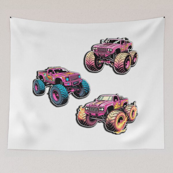 Item preview, Nice MONSTER TRUCK MOM sticker, gift for you, retro 80s comic style #3 designed and sold by UrbanTRIP.