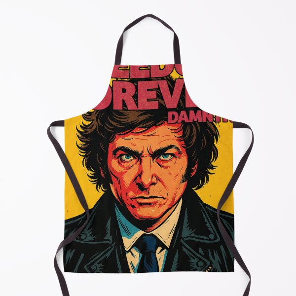 Item preview, Freedom Forever – Milei Retro Comic Poster designed and sold by oskyposters.