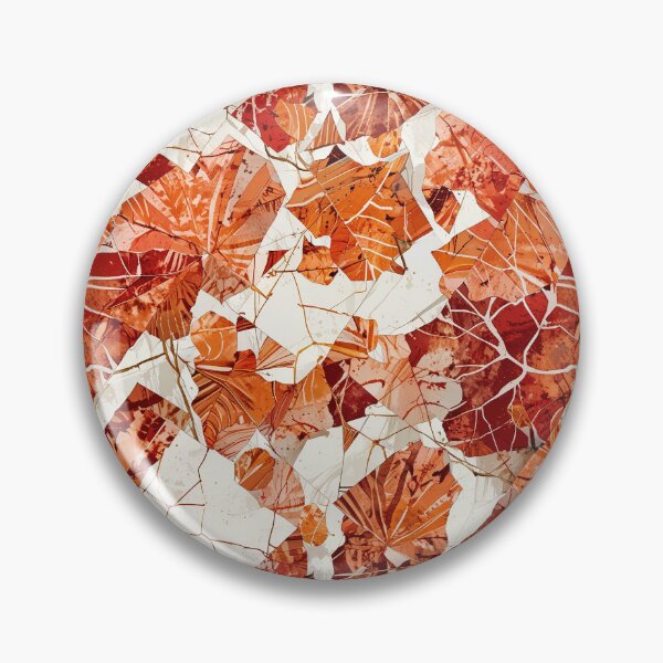 Item preview, Cracked Marble Fragments, Geometric Abstractions, Red and Orange Tones designed and sold by CoolPixels.